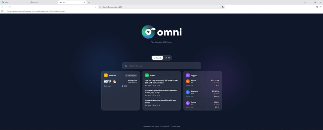 Omni Brave Browser