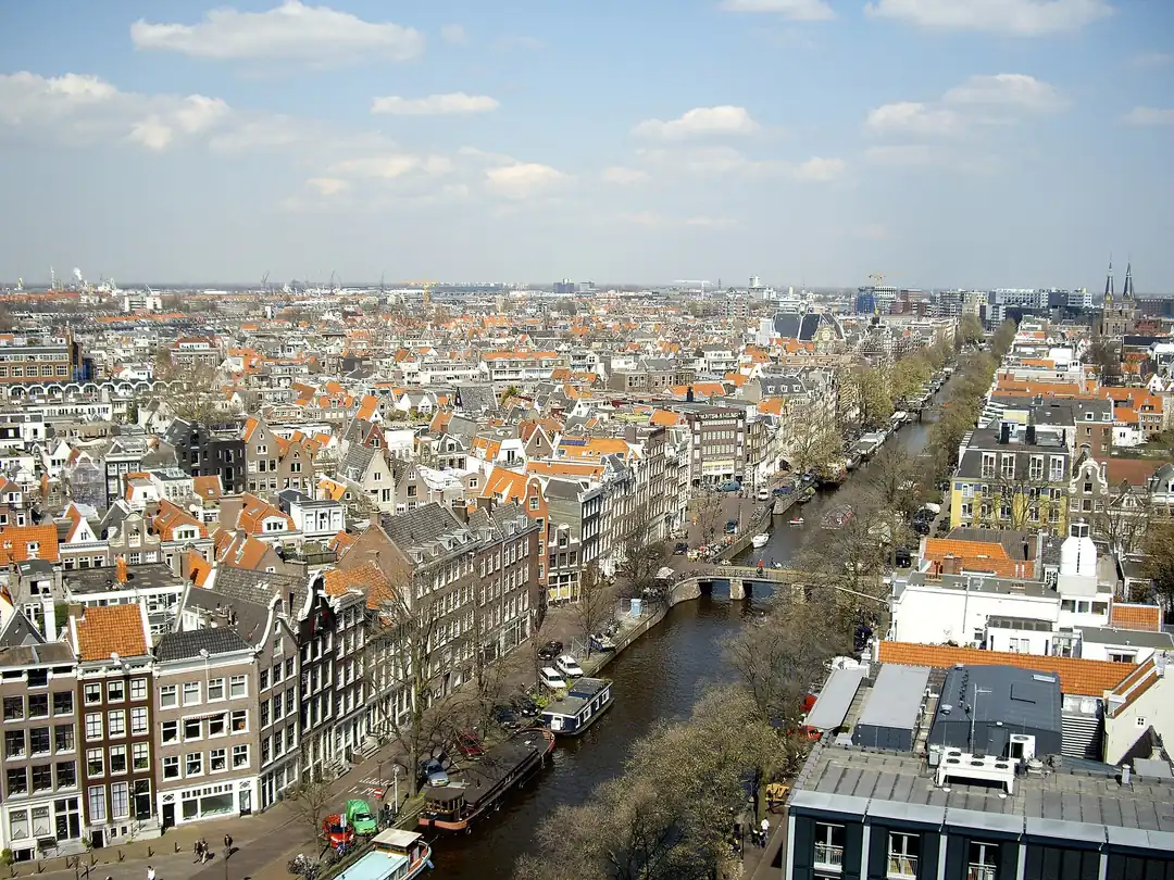 Amsterdam, Netherlands cityscape