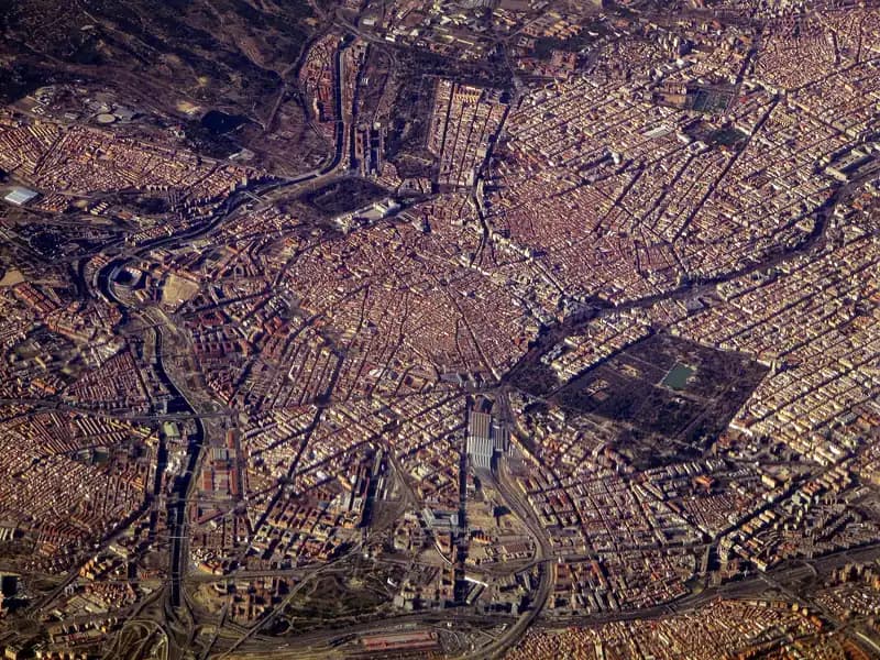 Madrid, Spain cityscape