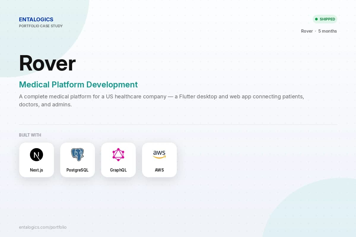 Rover Medical Platform Development