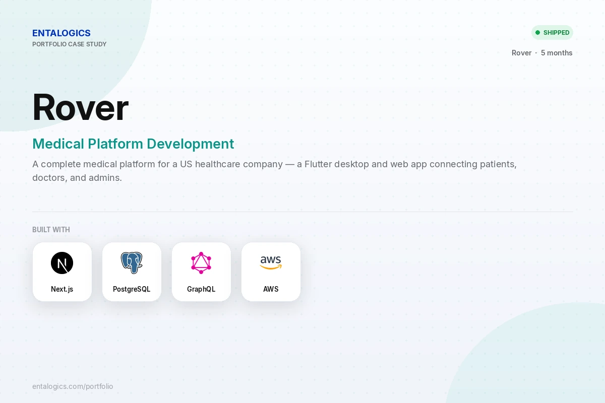 Rover Medical Platform Development