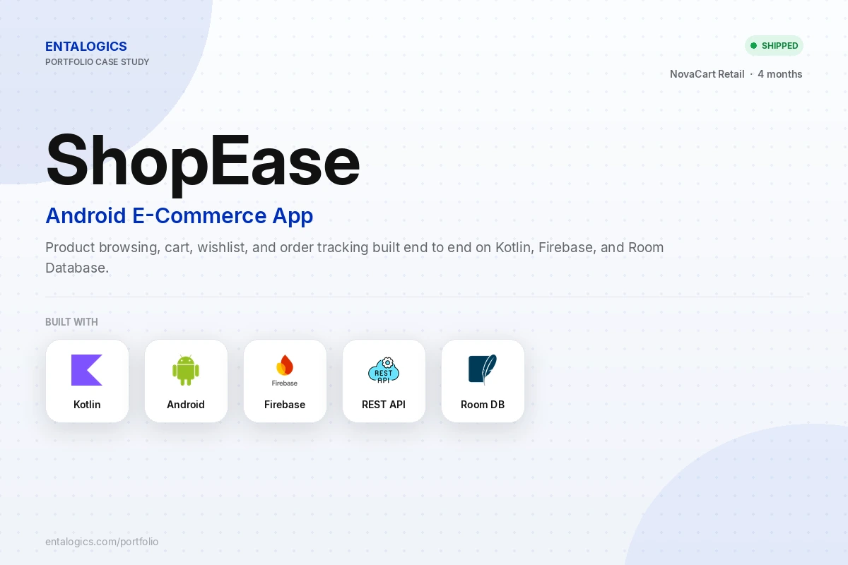 ShopEase Android E-Commerce App