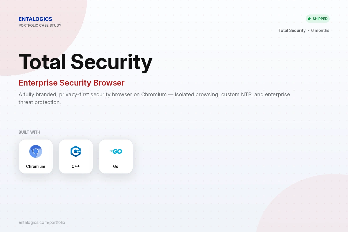 Total Security Browser Development